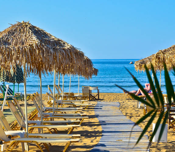 Stalida sandy beach